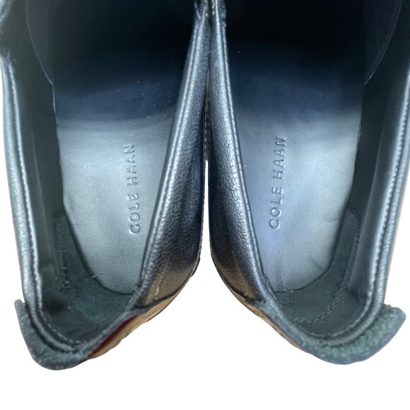 Cole Haan Men’s Black Leather Tucker Venetian Comfort Slip-On Loafers Size 8.5 M - Picture 5 of 8